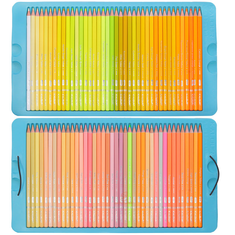 مدادرنگی 520 رنگ جعبه فلزی کالور KALOUR