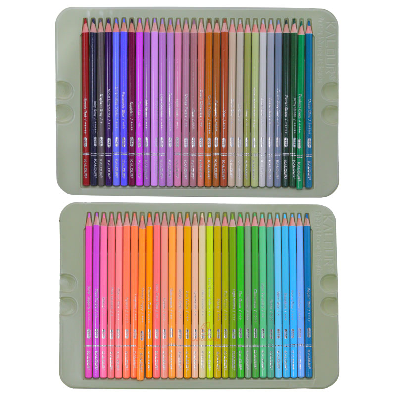 مدادرنگی 300 رنگ جعبه فلزی کالور KALOUR (8)