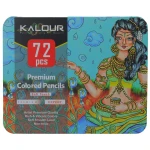 مدادرنگی 72 رنگ جعبه فلزی کالور KALOUR (2)
