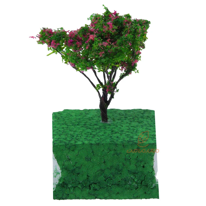 ماکت درخت نارون شکوفه بنفش 5 سانتی کومه (1)