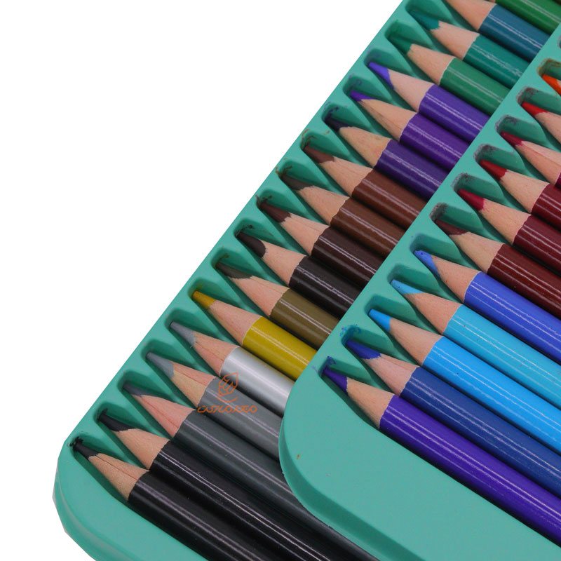 مدادرنگی 50 رنگ جعبه فلزی کالور KALOUR (3)