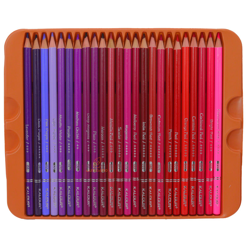 مدادرنگی 120 رنگ جعبه فلزی کالور KALOUR (7)