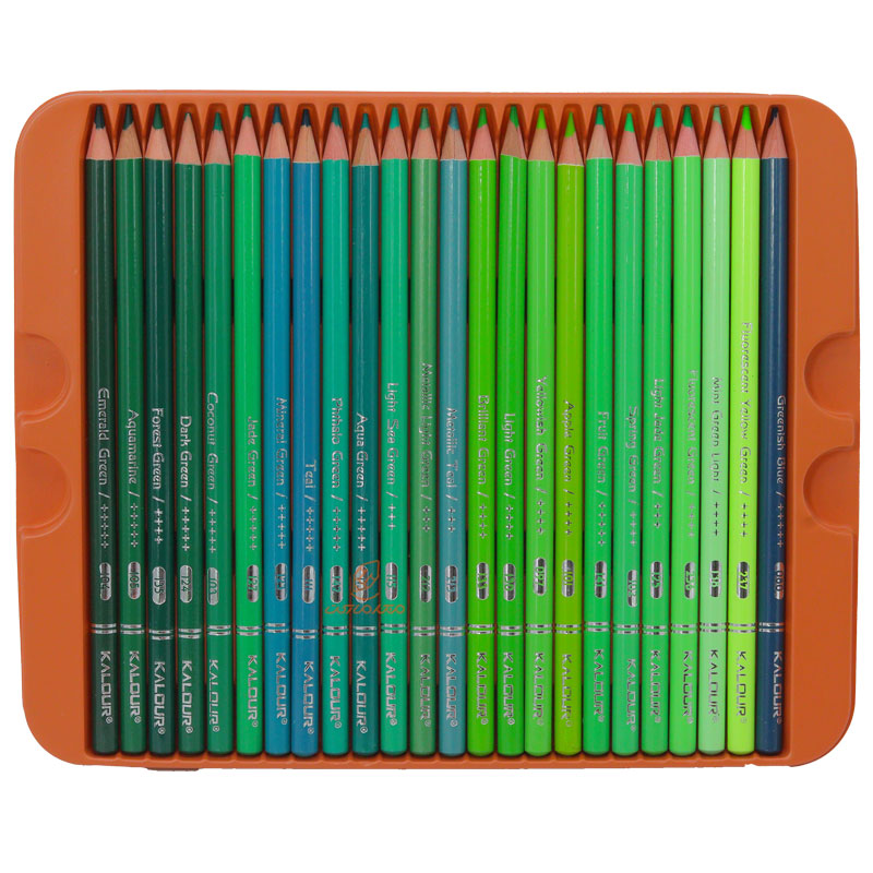 مدادرنگی 120 رنگ جعبه فلزی کالور KALOUR (9)