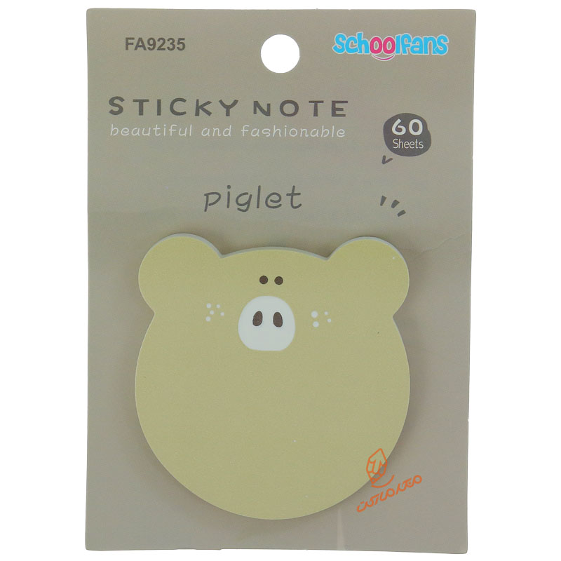 پست ایت فانتزی طرح خرس اسکول فنس 9235