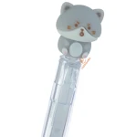 خودکار پاکن دار فانتزی طوسی طرح گربه KUKI KK-6870 (1)