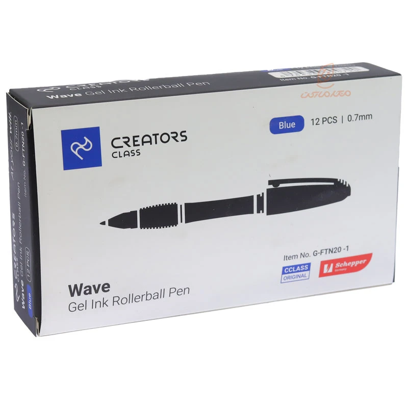 روان نویس آبی 0.7 بسته 12 عددی سی کلاس مدل ویو Wave (1)