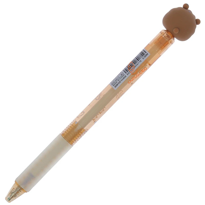خودکار پاکن دار فانتزی قهوه ای طرح خرس KUKI KK-6870 (2)