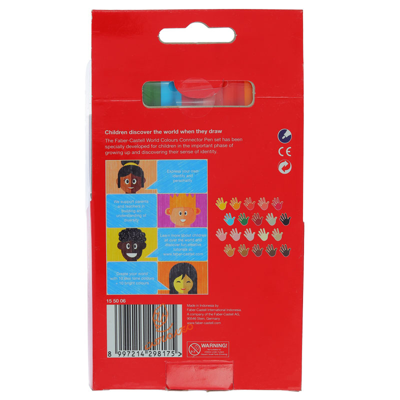 ماژیک رنگ آمیز فابرکاستل کلاسیک و رنگ پوست