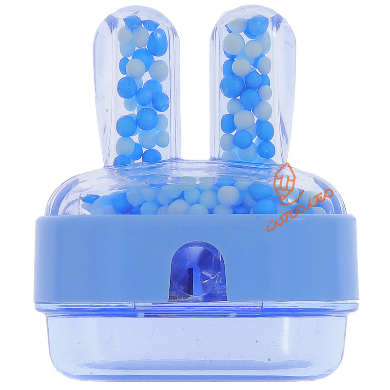 تراش مخزن دار فانتزی آبی طرح خرگوش 5859 (1)