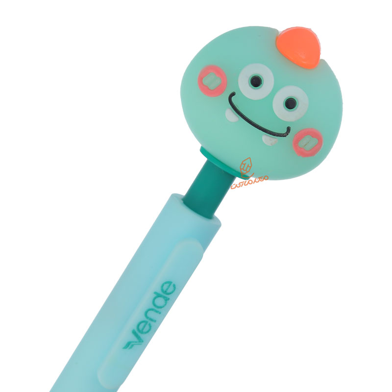 روان نویس فشاری عروسکی سبز طرح دایناسور (3)