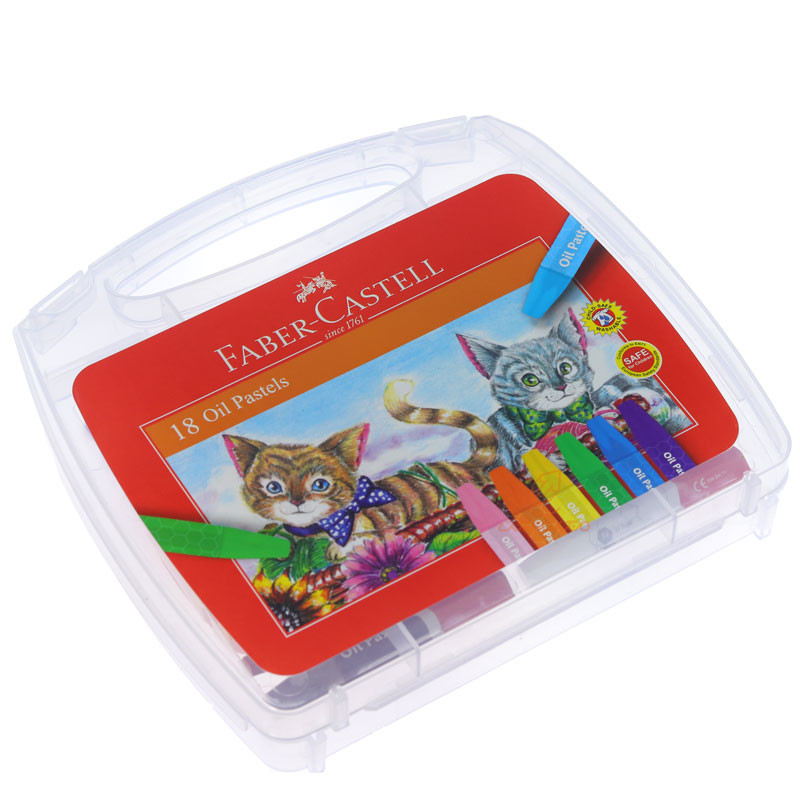 پاستل روغنی 18 رنگ فابرکاستل
