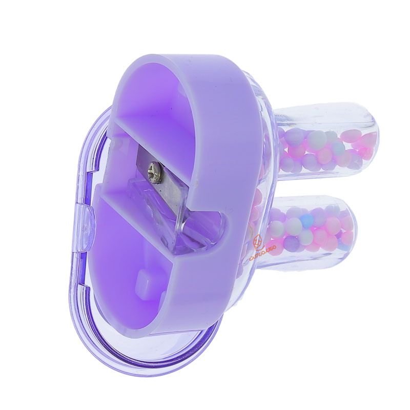 تراش مخزن دار فانتزی بنفش طرح خرگوش 5859 (4)