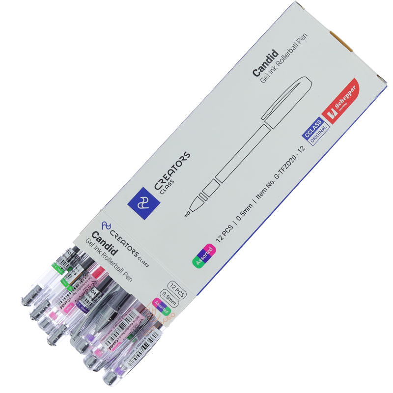 خودکار رنگی صورتی بنفش سبز 0.5 کاندید سی کلاس