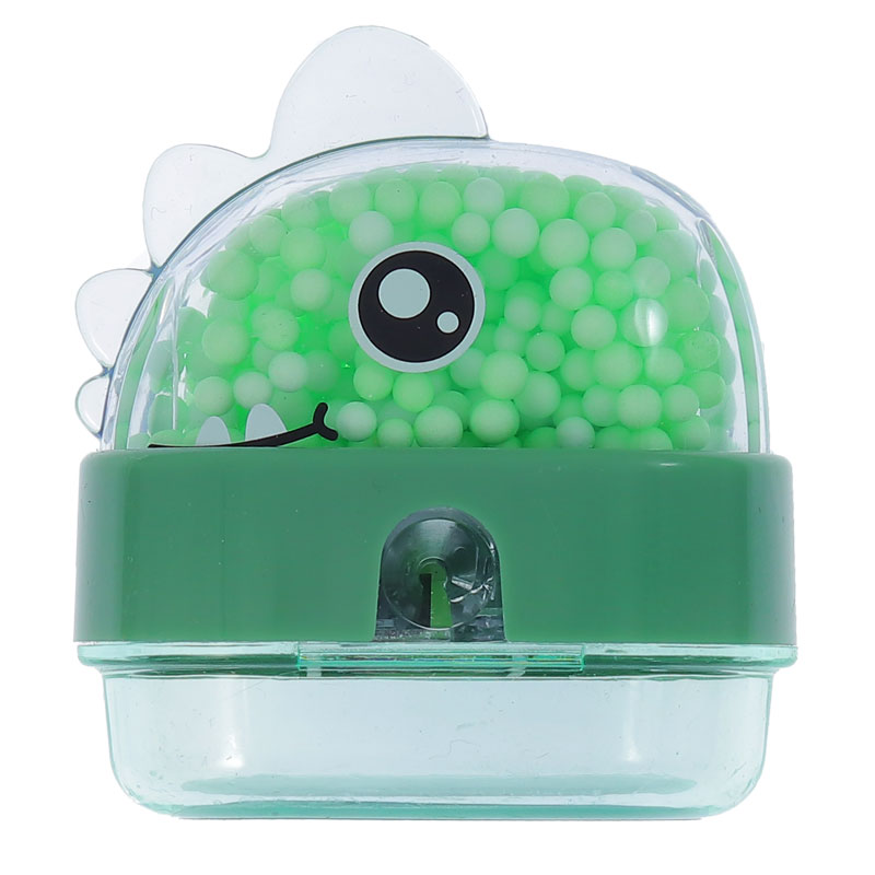 تراش مخزن دار فانتزی سبز طرح دایناسور 5859 (2)