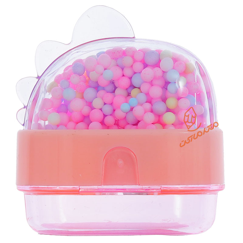 تراش مخزن دار فانتزی صورتی طرح دایناسور 5859 (3)