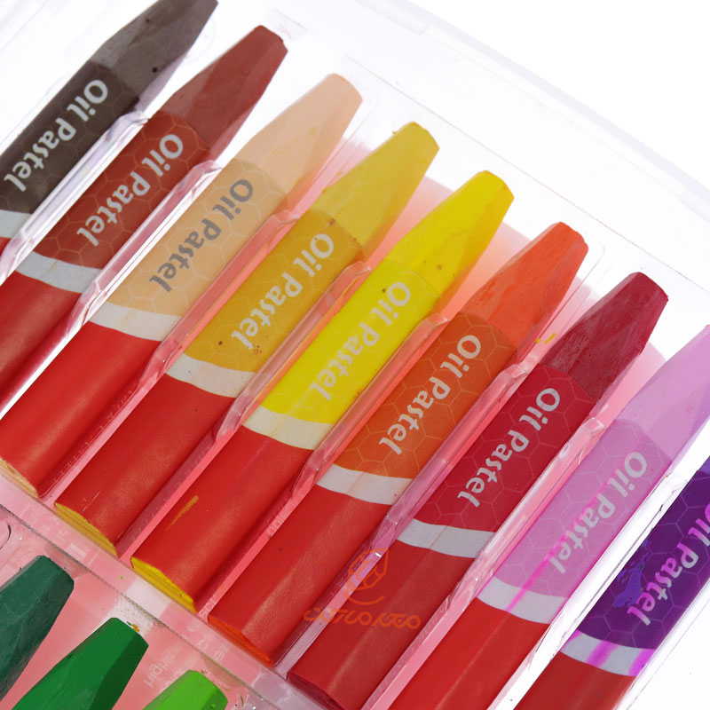 پاستل روغنی 18 رنگ فابرکاستل
