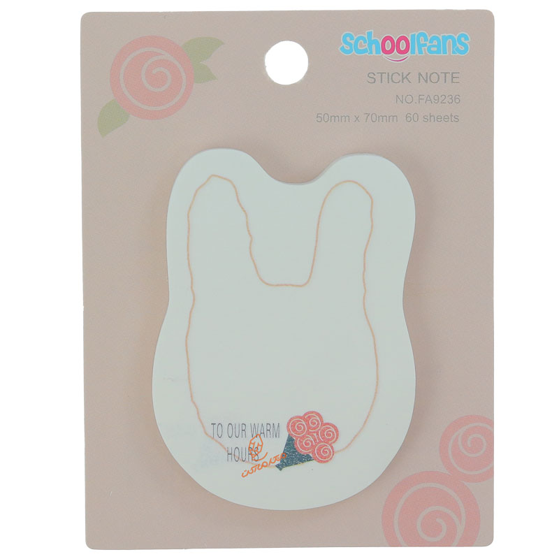 پست ایت فانتزی سفید طرح خرگوش اسکول فنس 9236