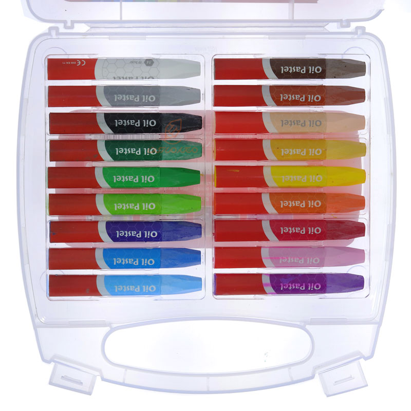 پاستل روغنی 18 رنگ فابرکاستل
