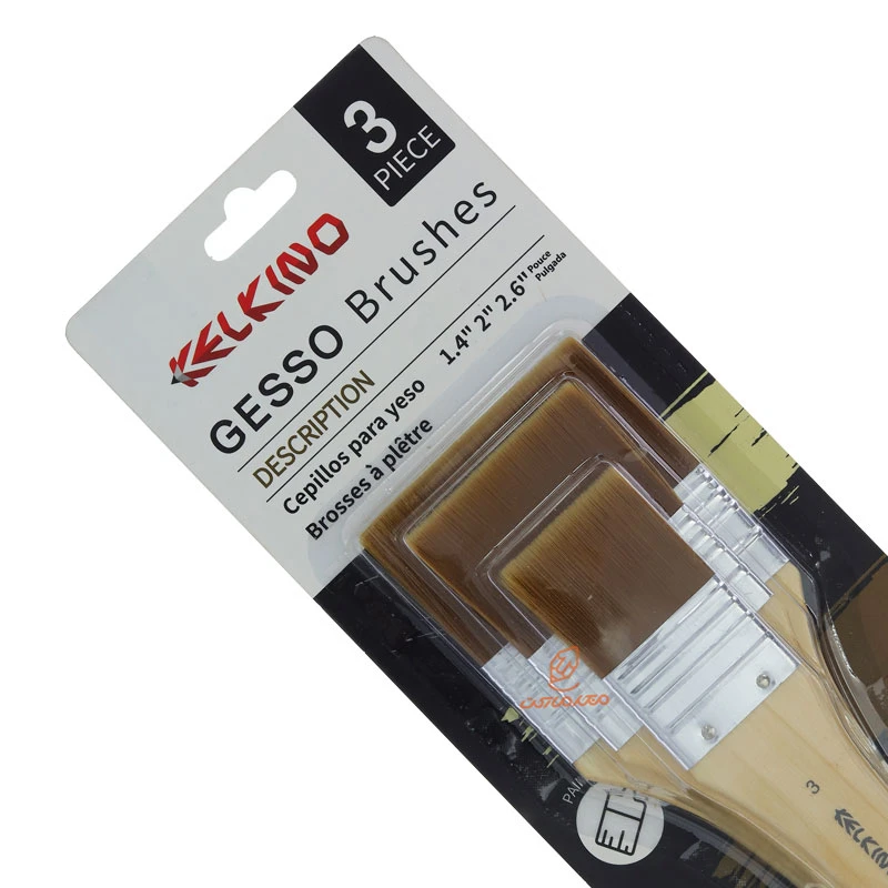 ست قلمو نقاشی زمینه دسته قهوه ای کلکینو KELKINO KN-005C (3)