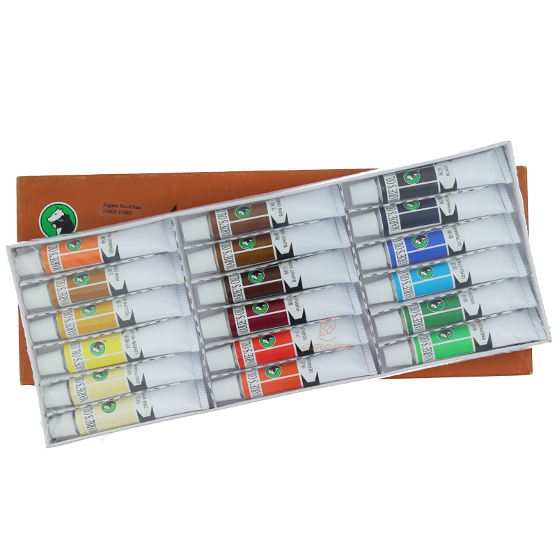 رنگ روغن 18 رنگ ماریس