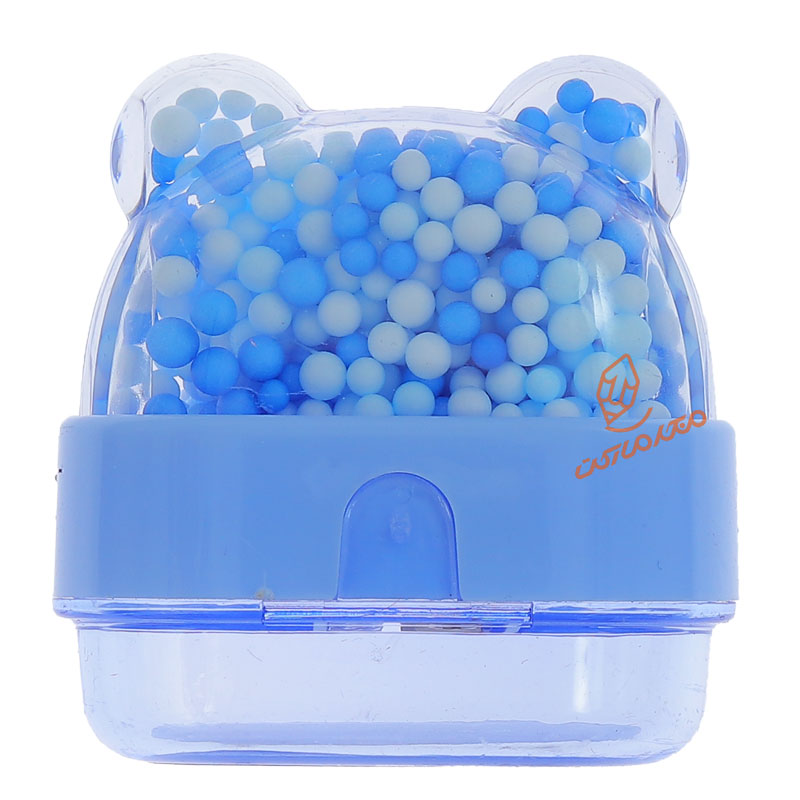 تراش مخزن دار فانتزی آبی طرح خرس 5859 (2)