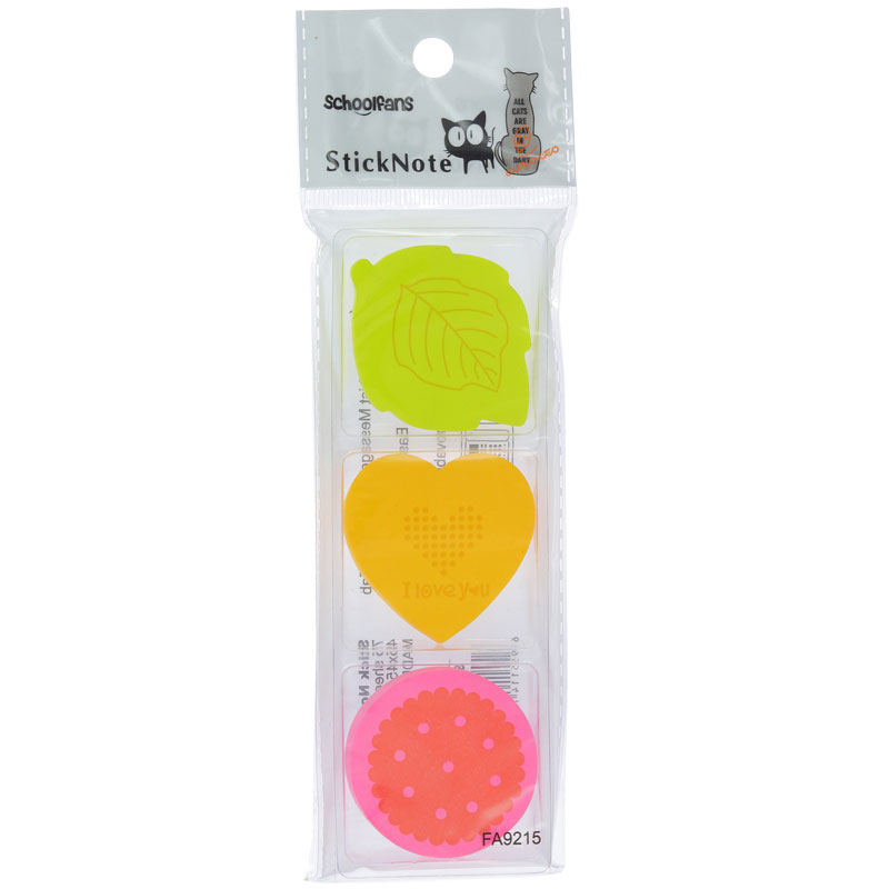 پست ایت فانتزی3 عددی طرح برگ اسکول فنس 9215