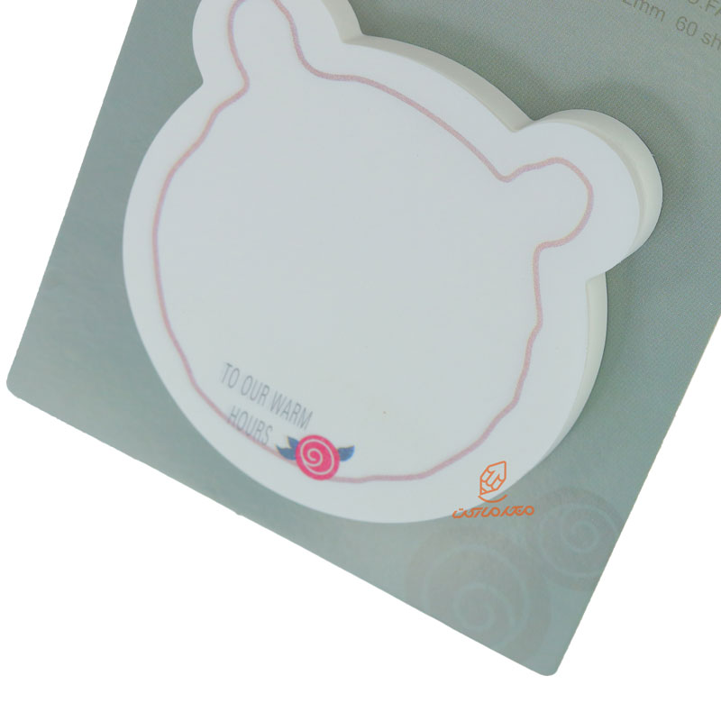 پست ایت فانتزی سفید طرح خرس اسکول فنس 9236 (3)