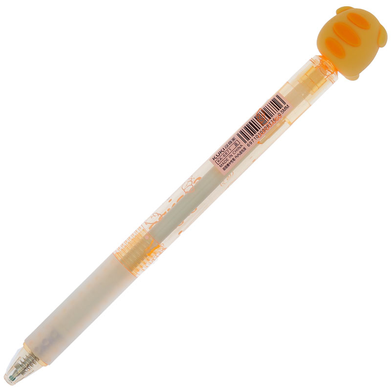 خودکار پاکن دار فانتزی نارنجی طرح خرگوش KUKI KK-6870 (2)