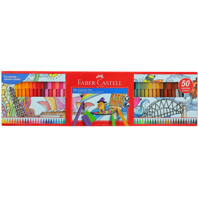 ماژیک رنگ آمیزی 50 رنگ فابرکاستل