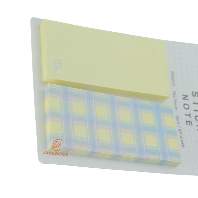 پست ایت فانتزی آبی طرح چهارخونه اسکول فنس 9237 (3)