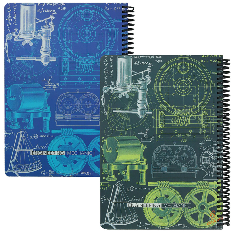 دفتر 100 برگ طرح علم مکانیک دات نوت DOT NOTE