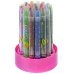 پاستل روغنی 24 رنگ استوانه ای پیچی طرح جوجه گرسپ Grasp (4)