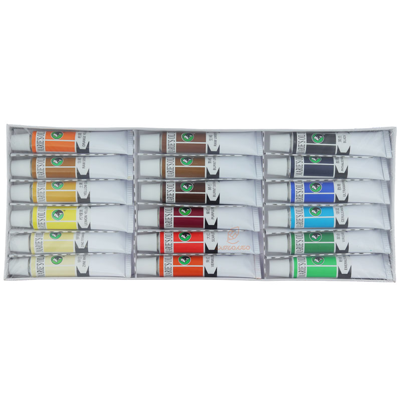 رنگ روغن 18 رنگ ماریس