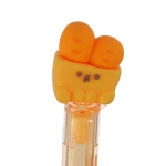 خودکار پاکن دار فانتزی نارنجی طرح نان باگت KUKI KK-6870 (1)