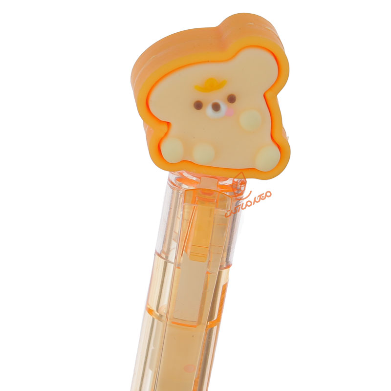 خودکار پاکن دار فانتزی نارنجی طرح نان تست KUKI KK-6870 (3)