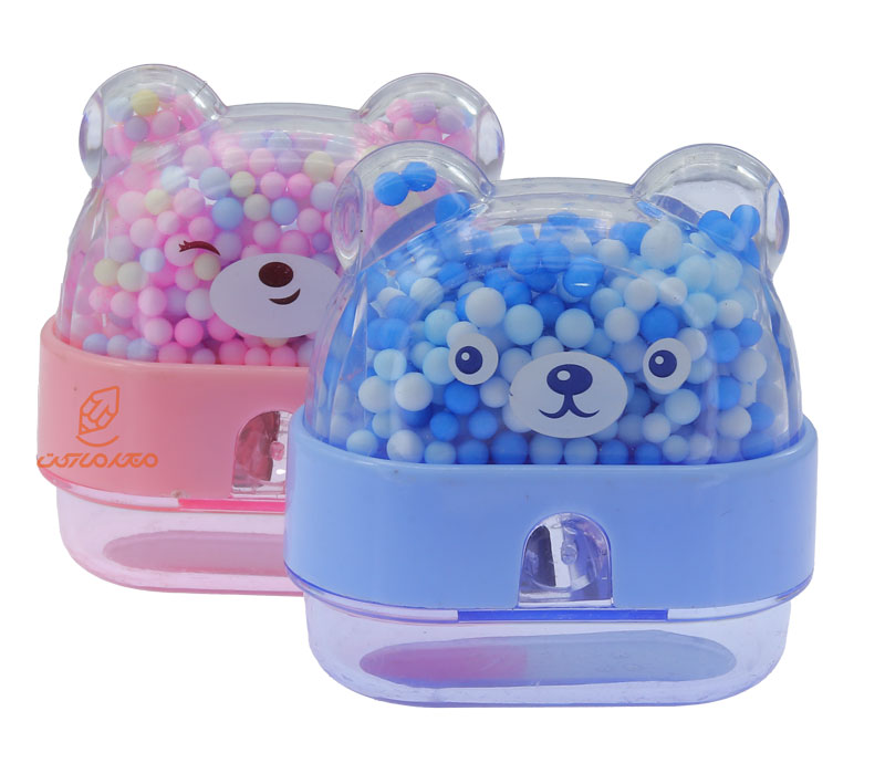 تراش مخزن دار فانتزی دونه برفی 5855 طرح خرس