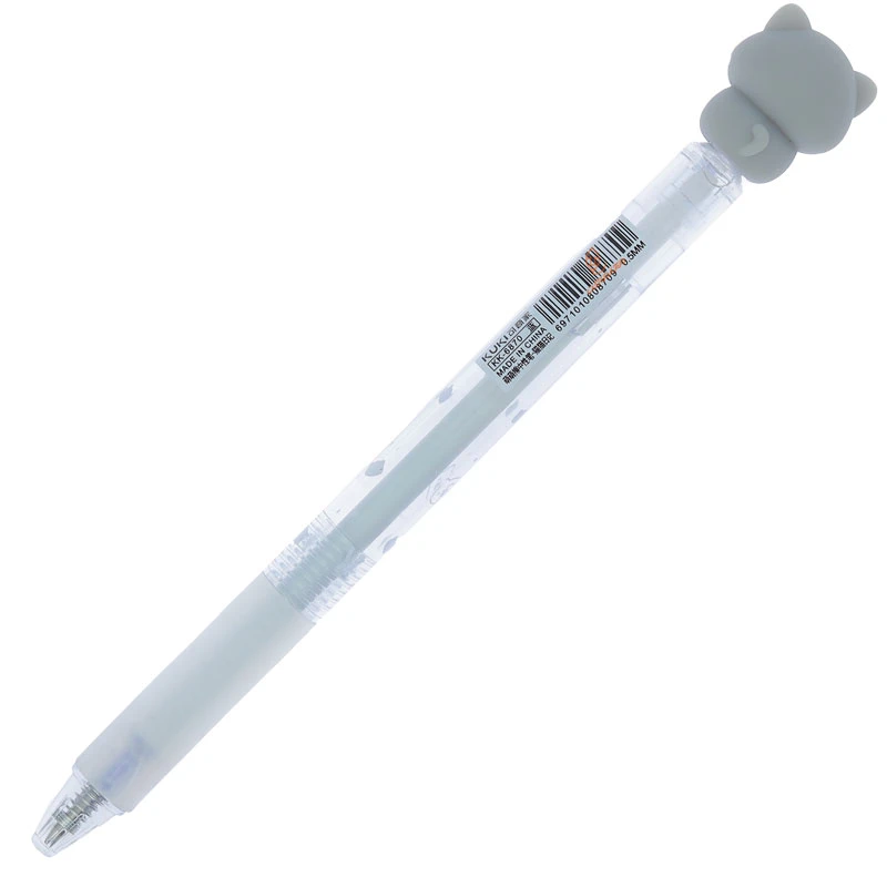 خودکار پاکن دار فانتزی طوسی طرح گربه KUKI KK-6870 (4)