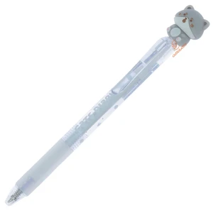 خودکار پاکن دار فانتزی طوسی طرح گربه KUKI KK-6870