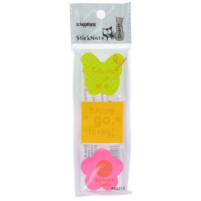 پست ایت فانتزی3 عددی طرح پروانه اسکول فنس 9215