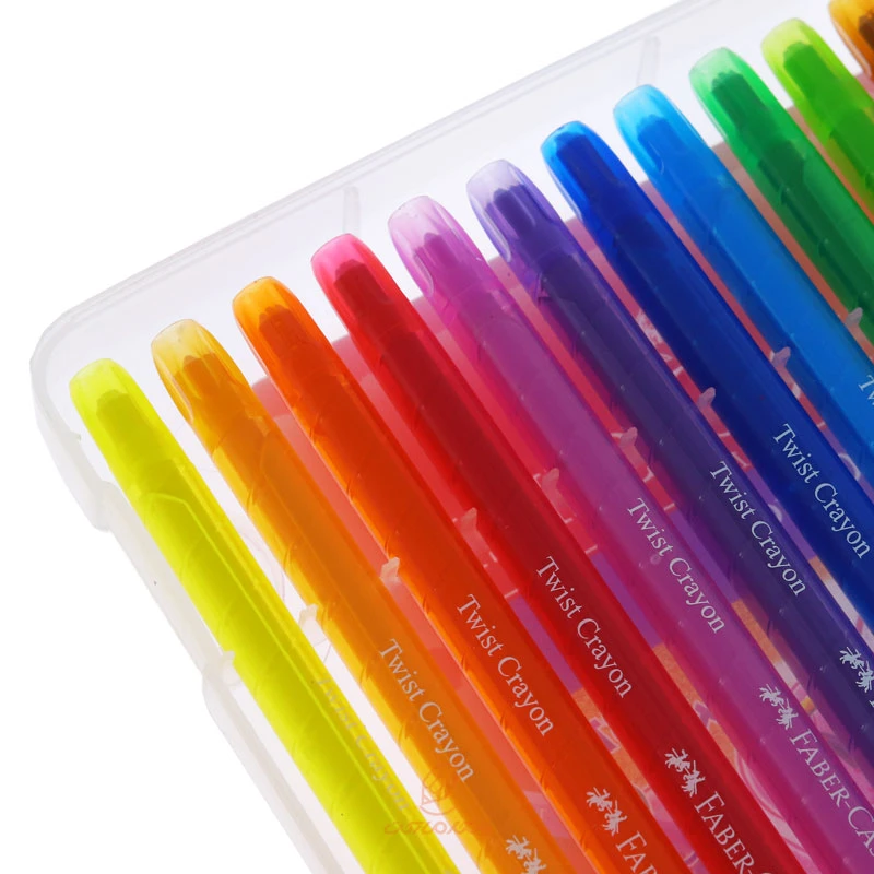 پاستل 24 رنگ پیچی فابرکاستل FABERCASTELL (5)