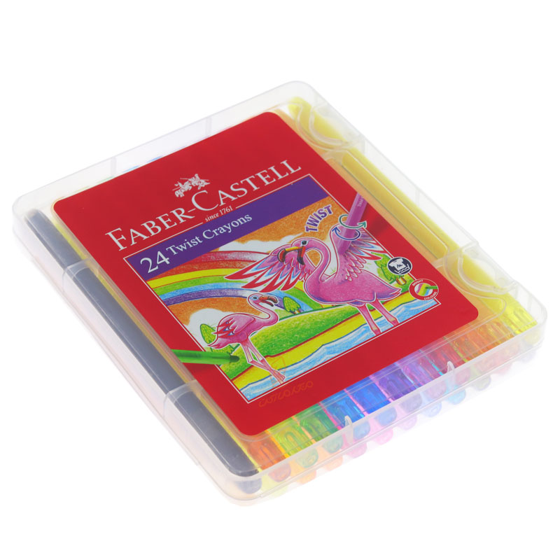 پاستل 24 رنگ پیچی فابرکاستل