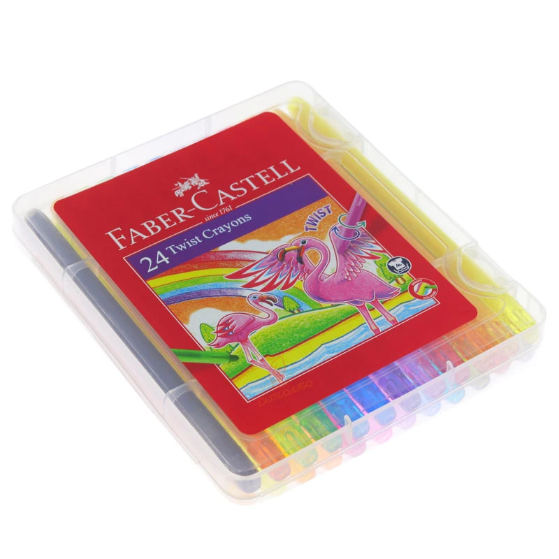 پاستل 24 رنگ پیچی فابرکاستل FABERCASTELL (3)