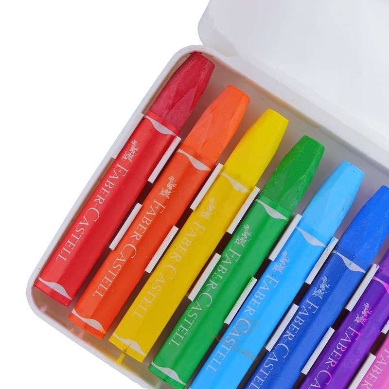 پاستل روغنی 12 رنگ فابرکاستل