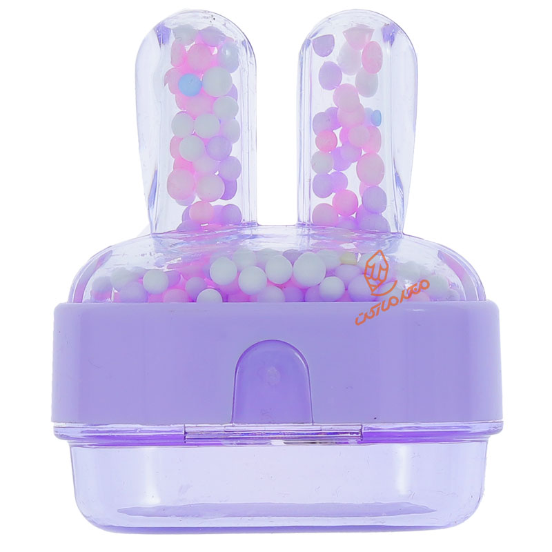 تراش مخزن دار فانتزی بنفش طرح خرگوش 5859 (2)