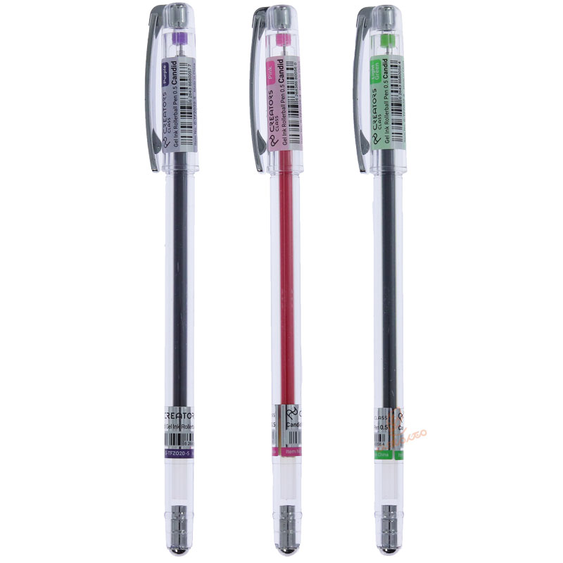 خودکار رنگی صورتی بنفش سبز 0.5 کاندید سی کلاس