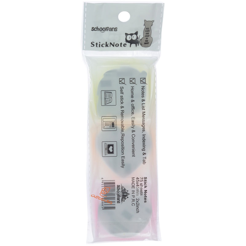 پست ایت فانتزی3 عددی طرح برگ اسکول فنس 9215 (2)