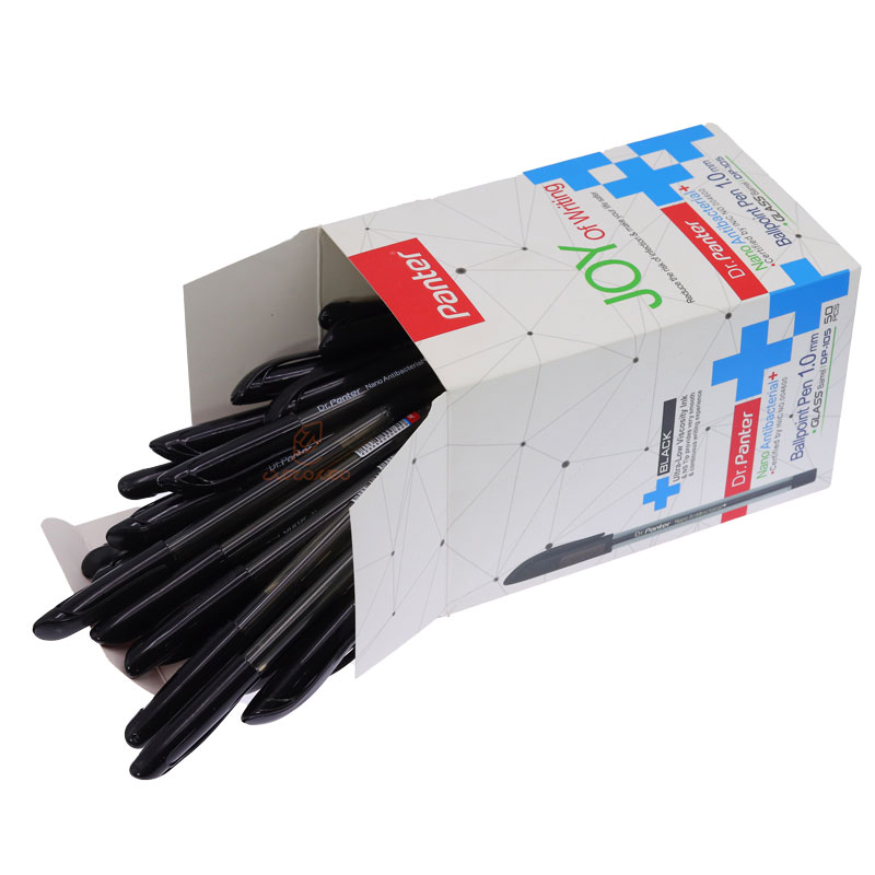 خودکار مشکی 1.0 فوق روان دکتر پنتر بسته