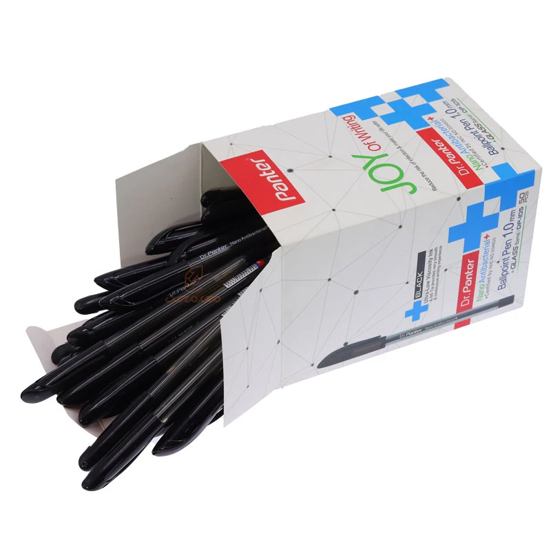 خودکار مشکی1.0 فوق روان بسته 50 عددی دکتر پنتر PANTER (4)
