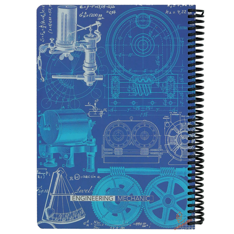 دفتر 100 برگ طرح مکانیک آبی دات نوت (1)