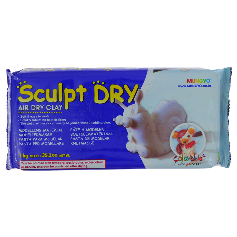 خمیر مجسمه سازی سفید 1000 گرمی مانگیو MUNGYO